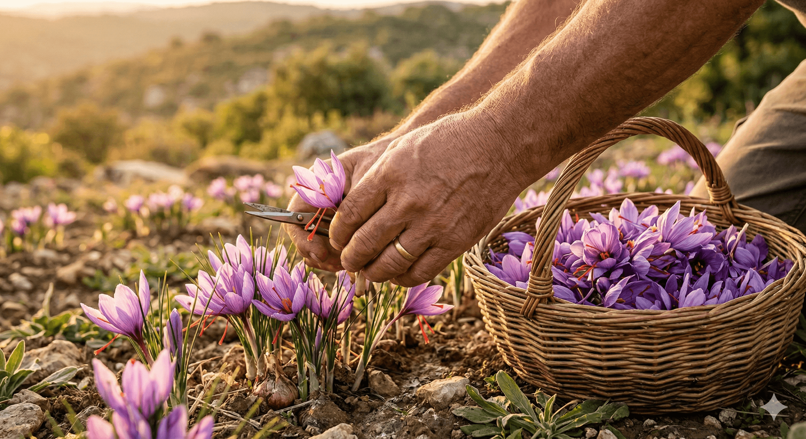Atelier safran au Mont Bouquet