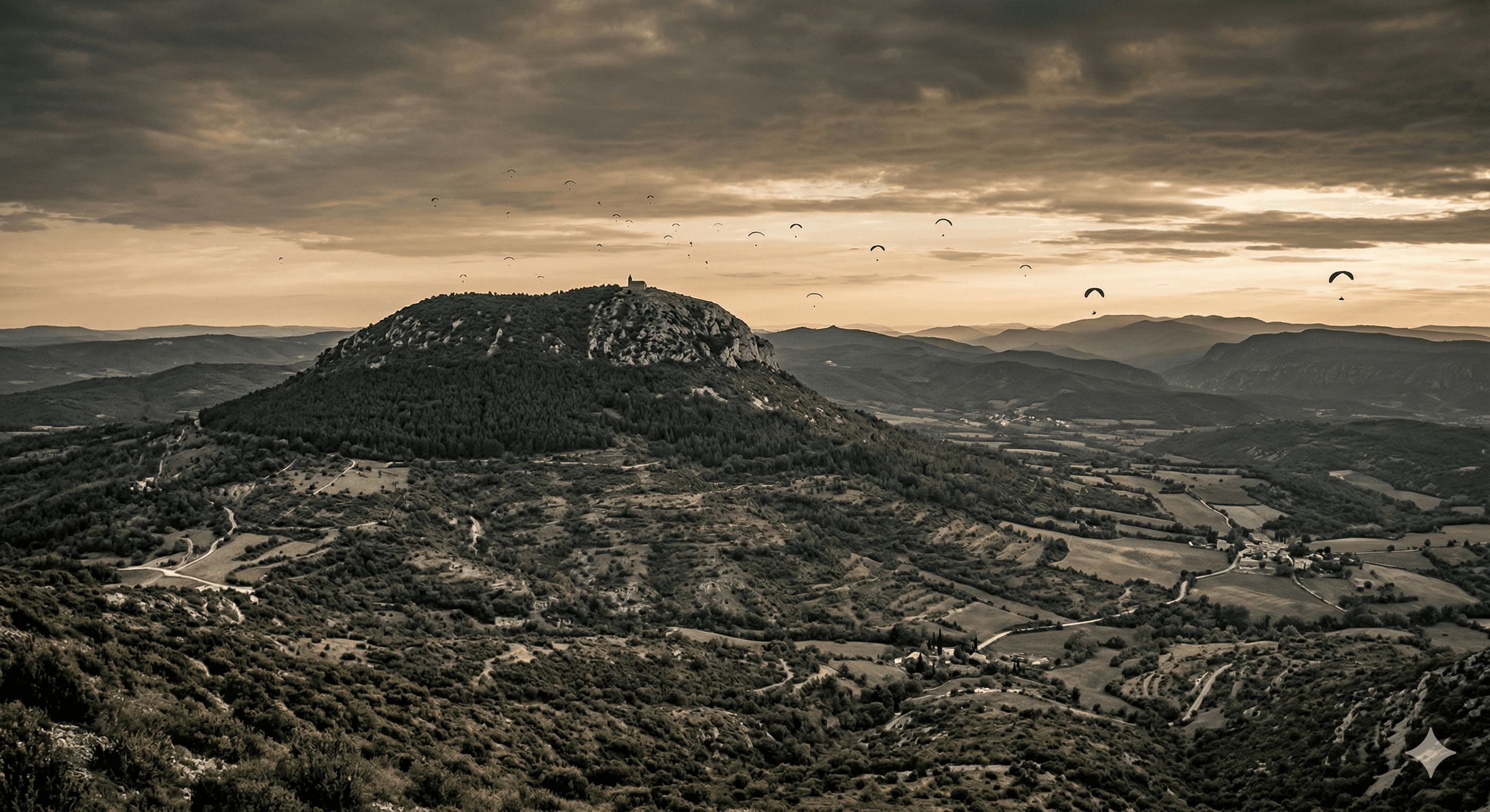Vue du Mont Bouquet, Gard